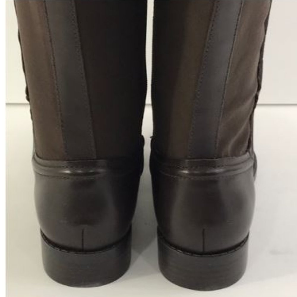 Marc Fisher Leather Wide-Calf Tall-Shaft Boots - Picture 8 of 9